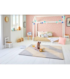 BabyBOOmats - tapis en mousse pour enfant - BEIGE / GRIS