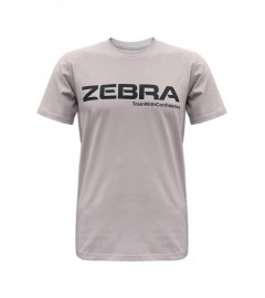 T-Shirt Gris Clair Zebra Athletics