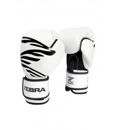 Gants de boxe Fitness training Blanc/Noir (PU) Zebra