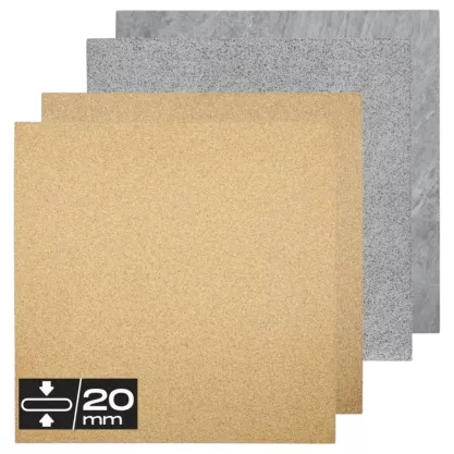 Impakt Connect Fitness SP2 - Dalle caoutchouc amortissante pour salle de sport - 1 x 1m - 20mm