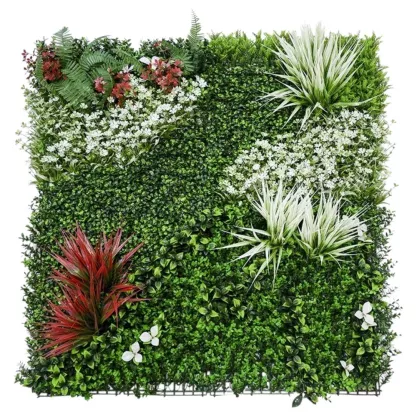 Mur végétal artificiel - CHANCE - 1m x 1m