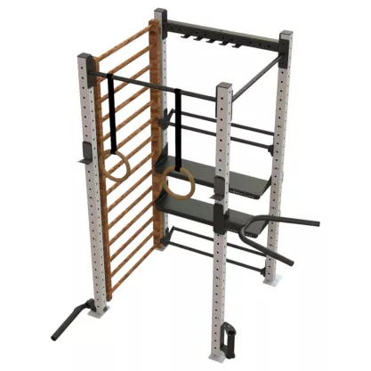 Home training rig autoportant avec rangement