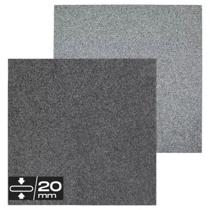 Impakt Connect Fitness PL2 - Dalle caoutchouc amortissante pour salle de sport - 1 x 1m - 20mm