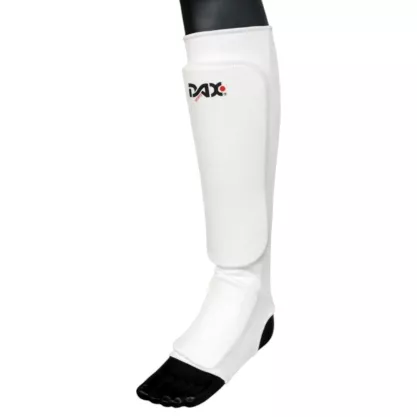 Protège-Tibias avec pied élastique Blanc
