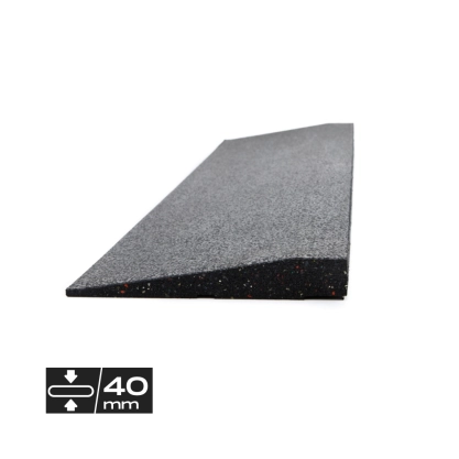 Impakt Connect Fitness PL4 - Profile de rampe pour salle de sport - 0.25 x 1m - 40mm