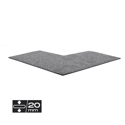 Impakt Connect Fitness PL2 - Profile de coin pour salle de sport - 0.50 x 0.50m - 20mm