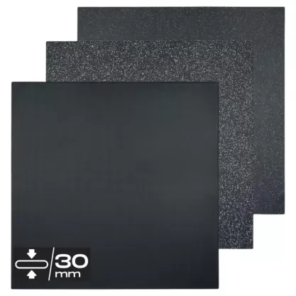 Impakt Connect Fitness MX3 - Dalle caoutchouc amortissante pour salle de sport - 0.5 x 1m - 30mm