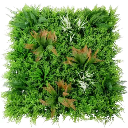 Mur végétal artificiel - DELUXE - 1m x 1m