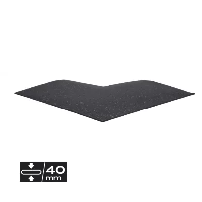 Impakt Connect Fitness MX4 - Profile de coin pour salle de sport - 0.50 x 0.50m - 40mm