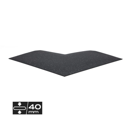 Impakt Connect Fitness MX4 - Eckprofil für Fitnessstudio - 0,50 x 0,50 m - 40 mm