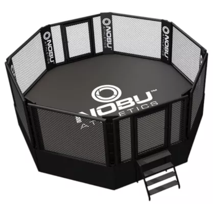 Cage MMA octogonale avec podium 