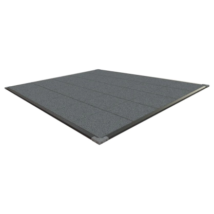 Plateforme de weightlifting 3 x 2.5m en caoutchouc (30mm)