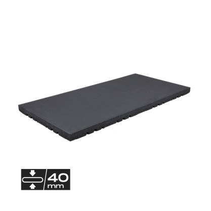 Impakt Connect Fitness MX4 - Unberührte Gummimatte für Fitnessstudio - 0,5 x 1m - 40mm