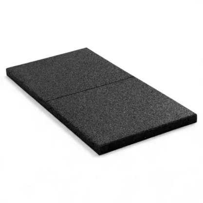 Crosstile - Bodenplatte aus Gummifasern - 50 x 100 cm