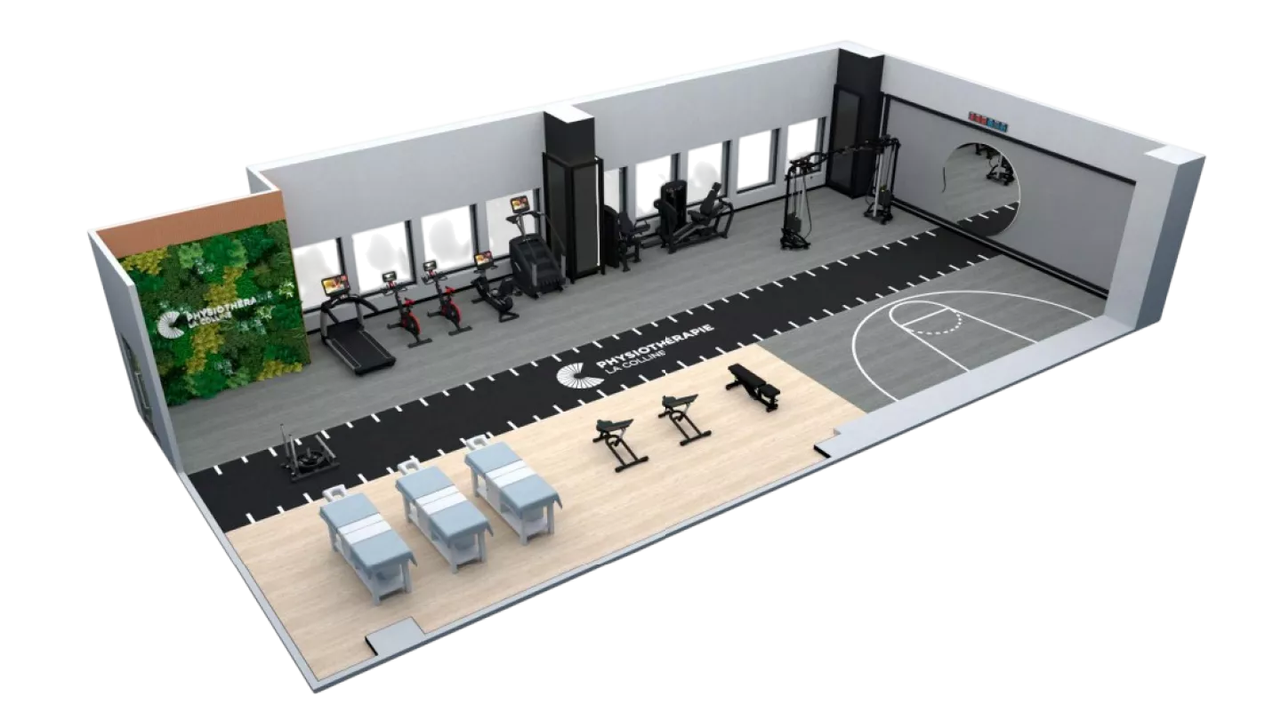 Nous concevons votre cabinet de **Physiothérapie**