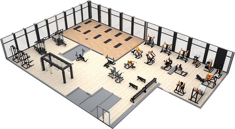 Wir gestalten Ihren **Trainingsraum**